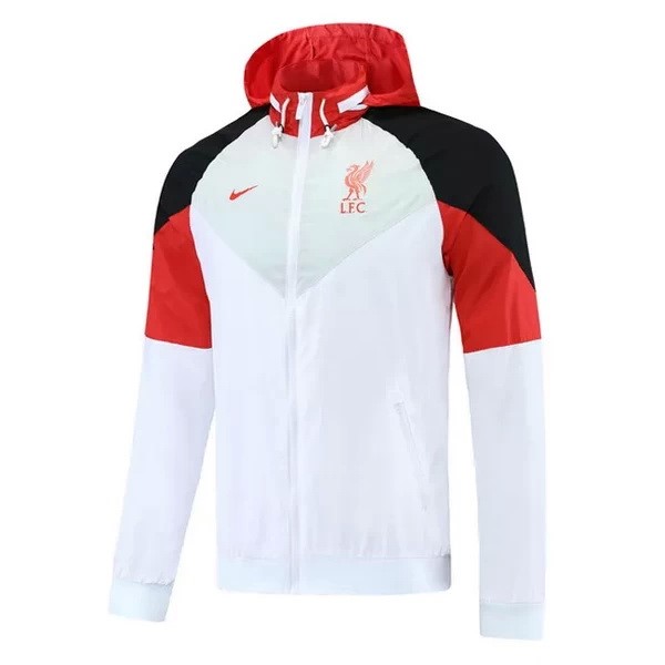 Rompevientos Liverpool 2021-22 Blanco Rojo